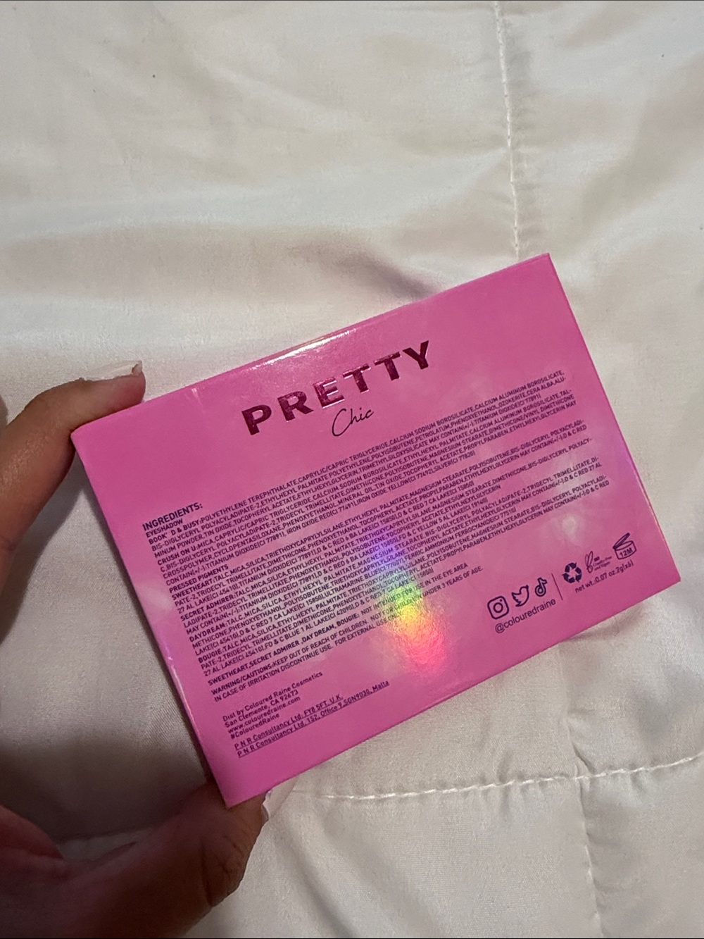 Coloured Raine Pretty Chic Palette - Picture 4 of 4